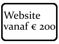 U heeft al een website vanaf € 200.